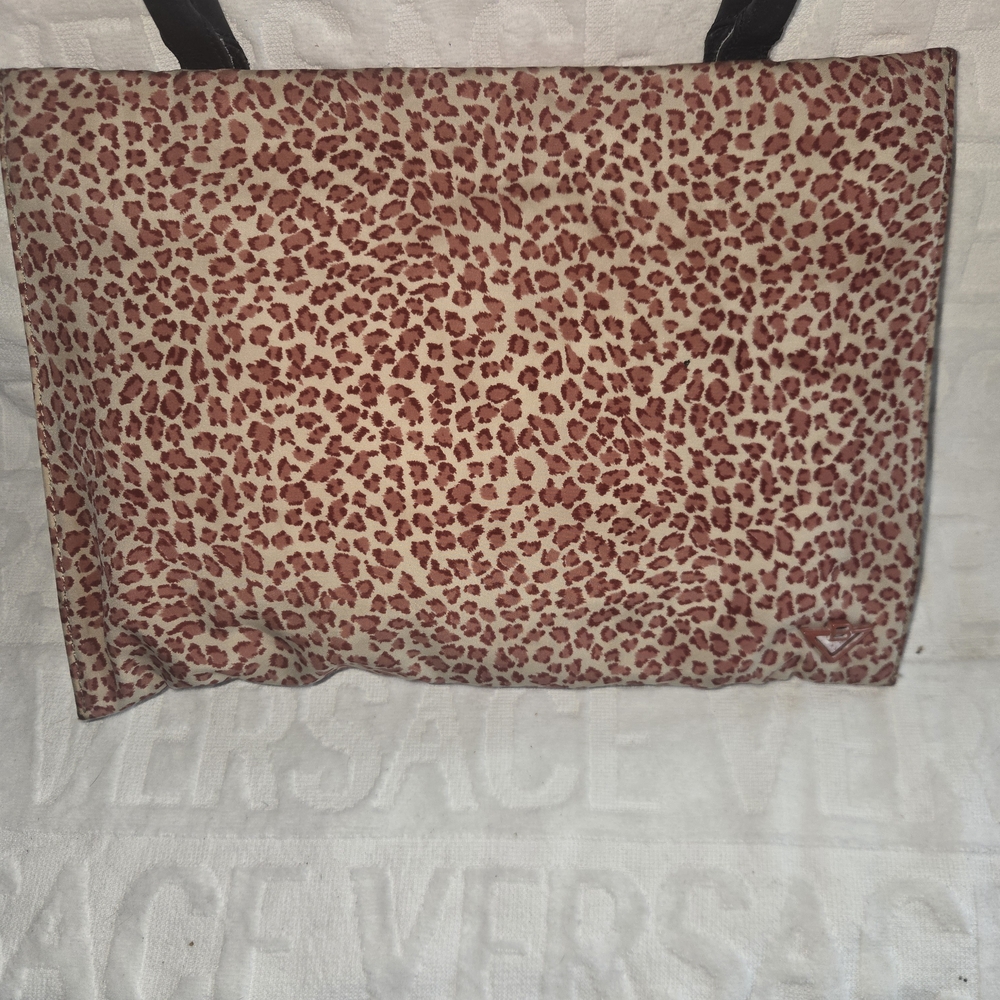 Bottega Leopard Print Tote Bag